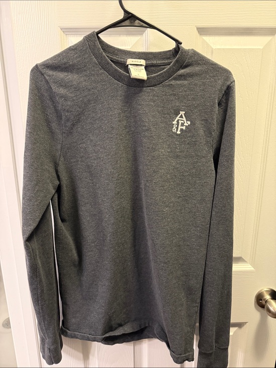 Abercrombie & Fitch Other - Abercrombie & Fitch Men's Long-Sleeve Crewneck Shirt - Dark Gray